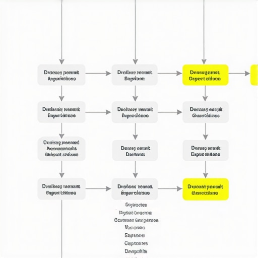 Flowchart showing steps of drywall permit approval process with tips and pitfalls highlighted.