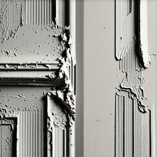 Close-up of seamless drywall joints showing expert finishing techniques