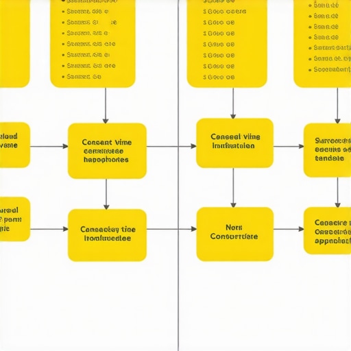 Flowchart illustrating steps and red flags in building permit approvals