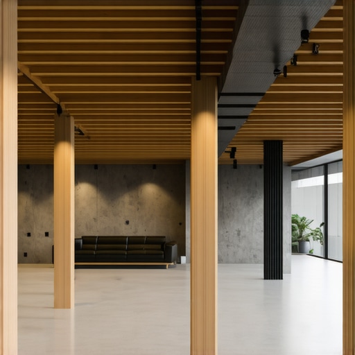 How to Hide Ugly Structural Beams in Open-Plan Basements