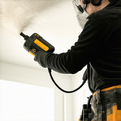 How to Sand Your Ceiling Without Getting Dust in Your Eyes