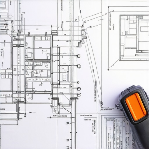 Detailed site plans and survey tools used by engineers ensuring accuracy for permit approval