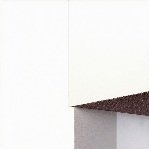 Drywall surface being gently sanded to achieve a flawless finish for high-gloss paint