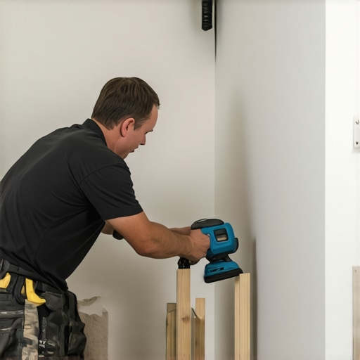The Simple Trick for Sanding Drywall Inside Small Closets