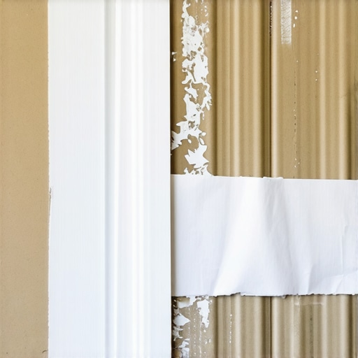 Drywall worker embedding paper tape into joint compound with a putty knife.