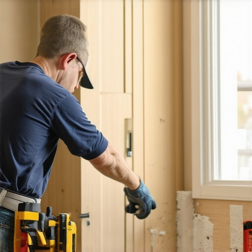 How to Align Kitchen Cabinet Backing with Drywall Mud