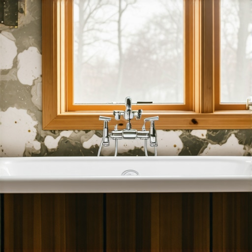 The Mistake of Using Wood Trim in High-Moisture Bathrooms