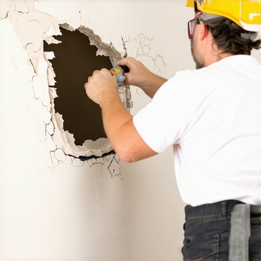 The Right Way to Patch a Large Hole in Textured Drywall