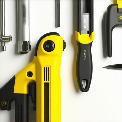 Essential Drywall Tools for Long-Term Maintenance Tools for drywall installation and maintenance arranged on a workbench