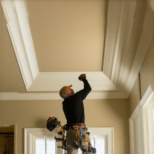How to install crown molding on a vaulted ceiling