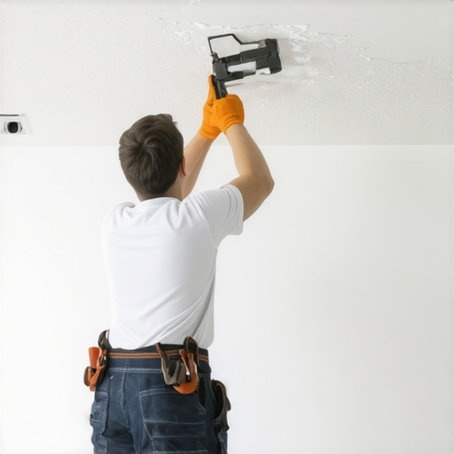 How to patch a hole in the ceiling without making a mess