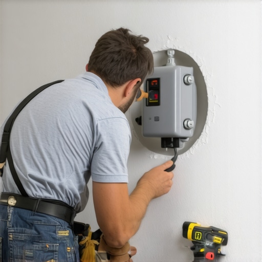 How to patch drywall around a round electrical box