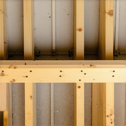 Support beams installed between ceiling joists to prevent drywall sagging