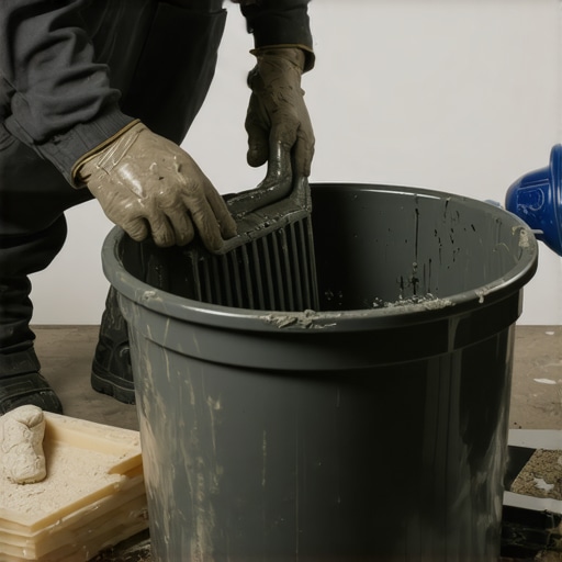 The Proper Way to Mix Setting-Type Mud for Patching