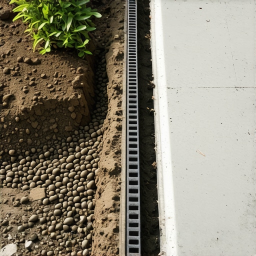 The foundation detail that prevents water pooling against the slab