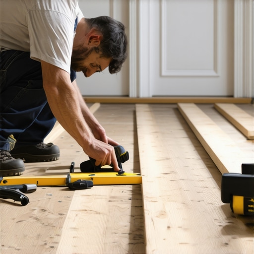 The framing trick for a perfectly flat subfloor in an old house