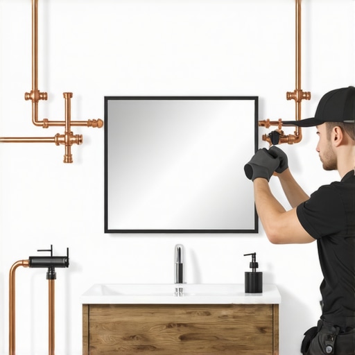 The plumbing stack move that clears space for your vanity mirror