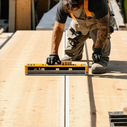 The secret to perfectly level subfloors for large-format tile