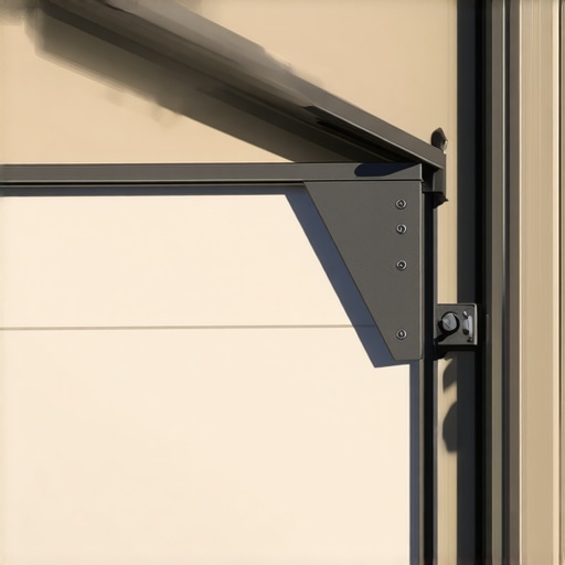 The specific reinforcement bracket that prevents new garage door openers from ripping out of the panel