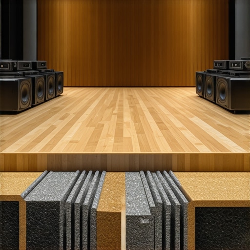The specific soundproofing floor layer required for studios in Vila Nova Conceição